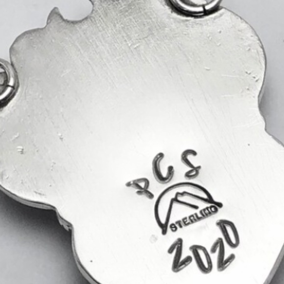 Pacific Crest Silver lapis lazuli and moonstone sterling silver necklace - Picture 4 of 13